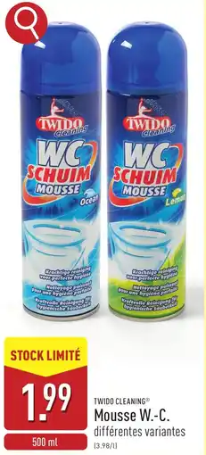 ALDI Twido Cleaning Mousse W.-C. aanbieding