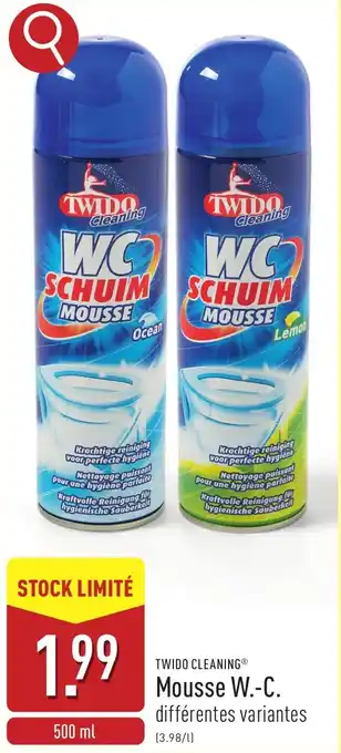 ALDI Twido Cleaning Mousse W.-C. aanbieding