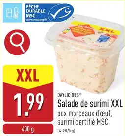 ALDI Daylicious Salade de surimi XXL aanbieding