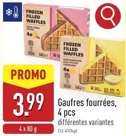 ALDI Gaufres fourrées aanbieding