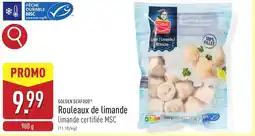 ALDI Golden Seafood Rouleaux de Limande aanbieding