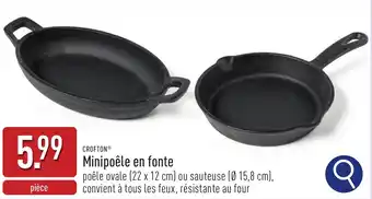 ALDI Crofton Minipoêle en fonte aanbieding