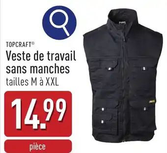 ALDI Topcraft Veste de travail sans manches aanbieding