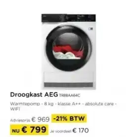 Molecule Droogkast AEG TREBAA64C aanbieding