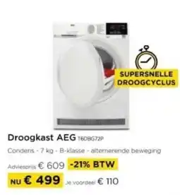 Molecule Droogkast AEG 760BG72P aanbieding