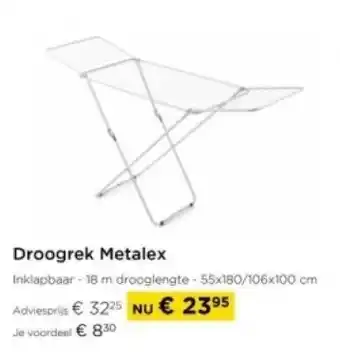 Molecule Droogrek Metalex aanbieding