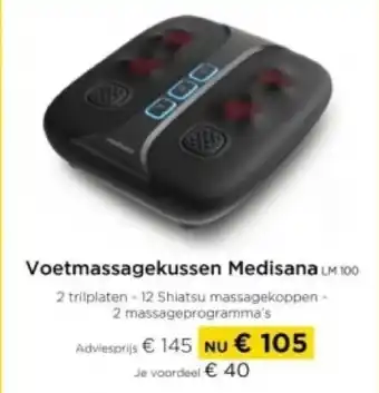 Molecule Voetmassagekussen Medisana uM 100 aanbieding