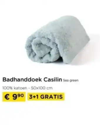 Molecule Badhanddoek Casilin Sea green aanbieding