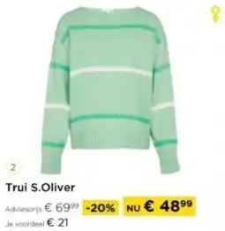 Molecule Trui S.Oliver aanbieding