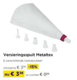 Versieringsspuit Metaltex