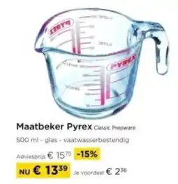 Molecule Maatbeker Pyrex aanbieding