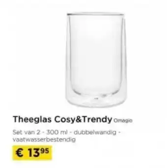 Molecule Theeglas Cosy&Trency Omagio aanbieding