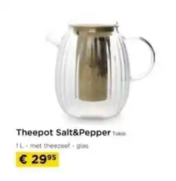 Molecule Theepot Salt&Pepper Tokio aanbieding