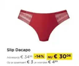 Molecule Slip Dacapo aanbieding