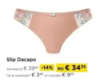 Molecule Slip Dacapo aanbieding