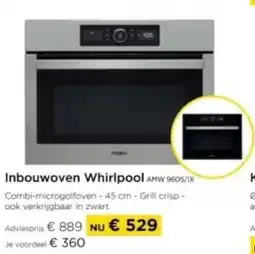 Molecule Inbouwoven Whirlpool ANW 9605/1x aanbieding