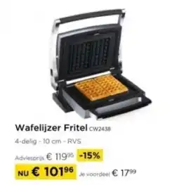 Molecule Wafelijzer Fritel aanbieding