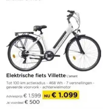 Molecule Elektrische fiets Villette aanbieding