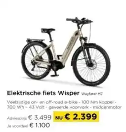 Molecule Elektrische fiets Wisper aanbieding