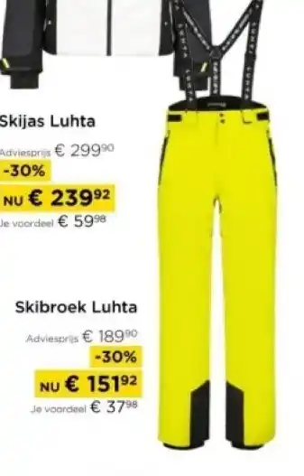 Molecule Skibroek Luhta aanbieding