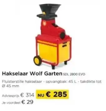 Molecule Hakselaar Wolf Garten aanbieding