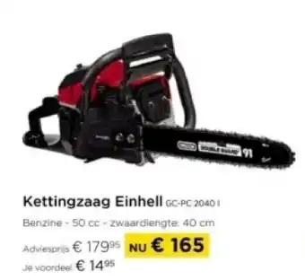 Molecule Kettingzaag Einhell aanbieding