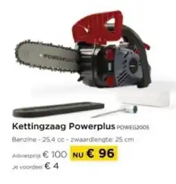 Molecule Kettingzaag Powerplus aanbieding