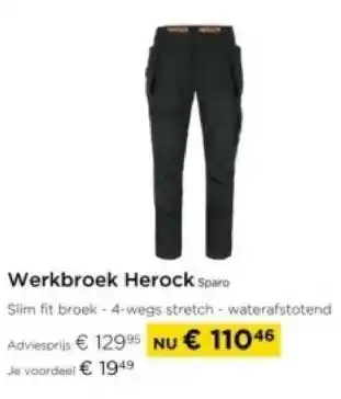 Molecule Werkbroek Herock Sparo aanbieding