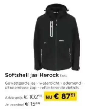 Molecule Softshell jas Herock aanbieding