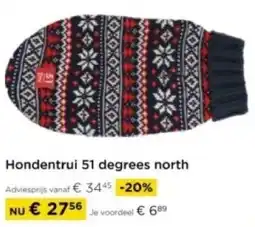 Molecule Hondentrui 51 degrees north aanbieding