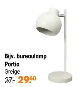 Kwantum bureaulamp Portia Greige aanbieding