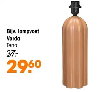 Kwantum lampvoet Varda Terra aanbieding