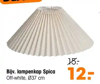 Kwantum lampenkap Spica Off-white, Ø37 cm aanbieding