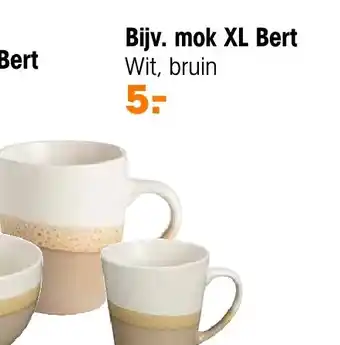 Kwantum mok XL Bert aanbieding