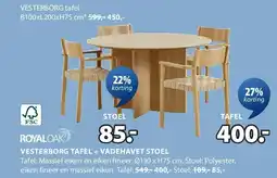 Jysk VESTERBORG TAFEL aanbieding