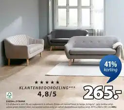 Jysk EGEDAL ZITBANK aanbieding