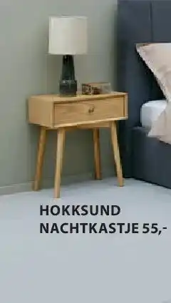 Jysk HOKKSUND NACHTKASTJE aanbieding