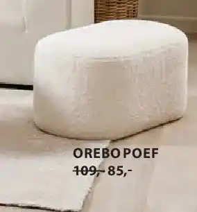 Jysk OREBO POEF aanbieding