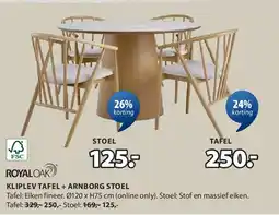 Jysk KLIPLEV TAFEL aanbieding