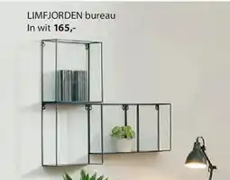 Jysk LIMFJORDEN bureau In wit aanbieding