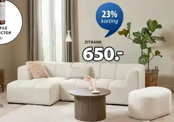 Jysk ALLESE ZITBANK MET CHAISE LONGUE aanbieding