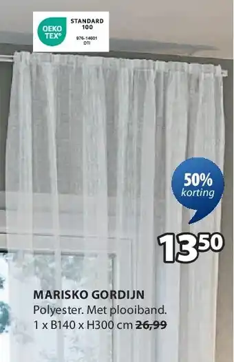 Jysk MARISKO GORDIJN aanbieding