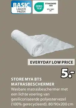 Jysk STORE MYA BT5 MATRASBESCHERMER aanbieding