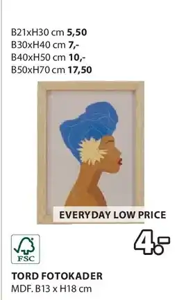 Jysk TORD FOTOKADER aanbieding
