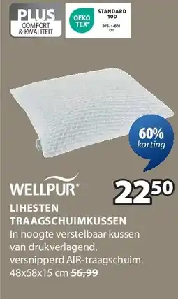 Jysk LIHESTEN TRAAGSCHUIMKUSSEN aanbieding