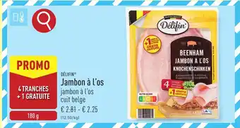 ALDI Délifin Jambon à l'os aanbieding