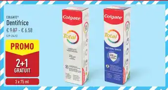 ALDI Colgate Dentifrice aanbieding