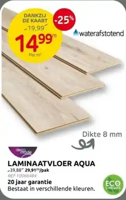 Brico Deco Mode Laminaatvloer Aqua aanbieding