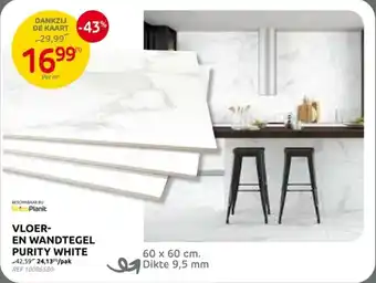 Brico Vloer en Wandtegel Purity White aanbieding