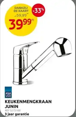 Brico Aqua Vive Keukenmengkraan Junin aanbieding